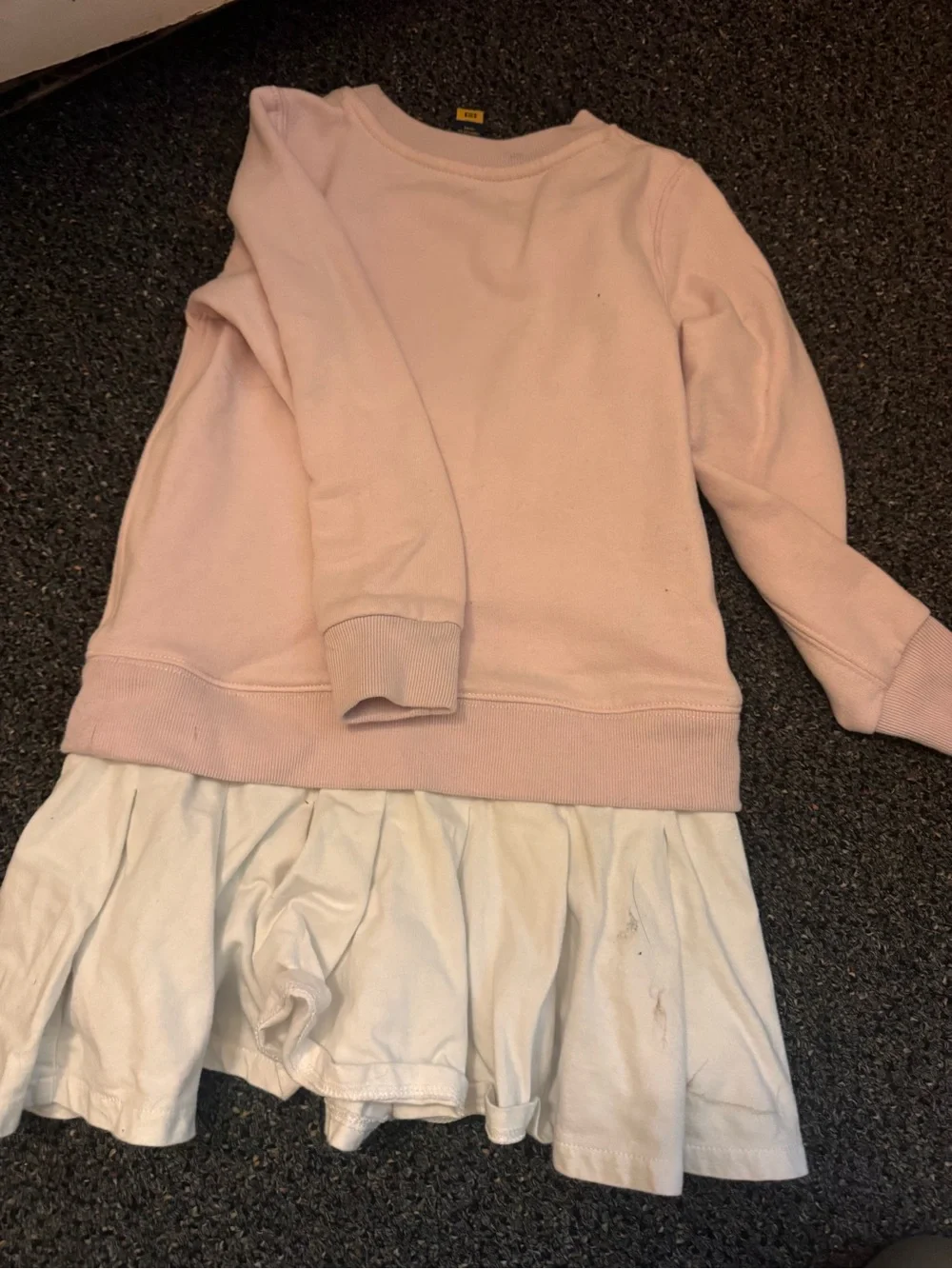 Ralph Lauren Light Pink Polo Pony Sweatshirt dress size 6 girls kids